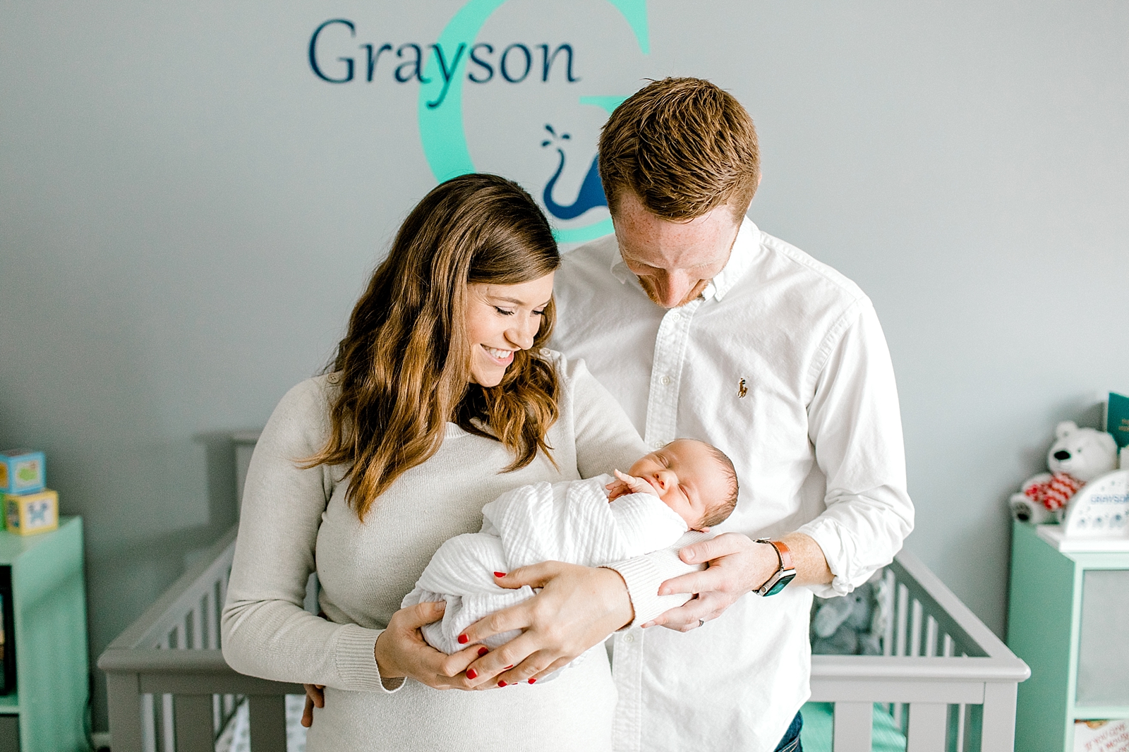 Greenville Light and Airy newborn photographer