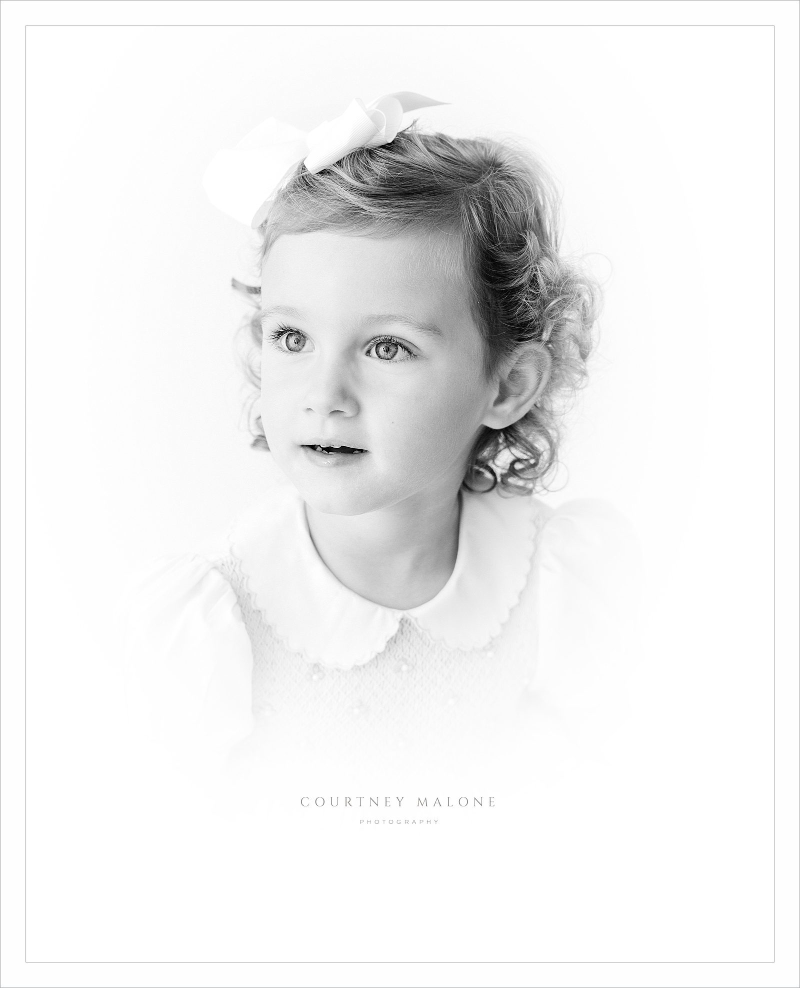 Heirloom Black and White Vignette Portraits Upstate South Carolina